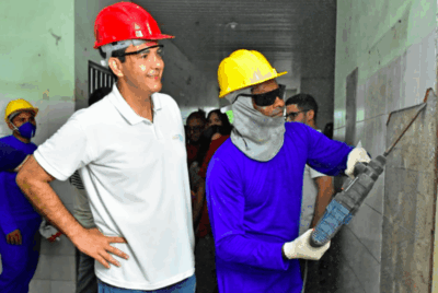 Braide inicia reestruturação de mais um Centro de Saúde na Zona Rural