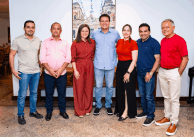 Governador interino, Camarão, recebe políticos do PL do MA