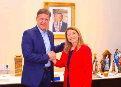Iracema e Aluisio Mendes declaram apoio a Orleans para 2026