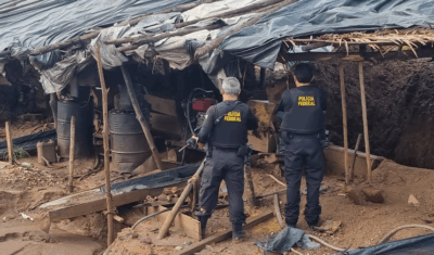 Polícia Federal e Ibama combatem garimpo ilegal em operação no Maranhão