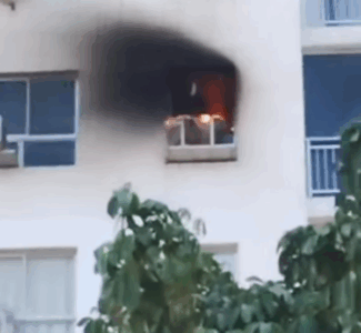 Apartamento do condomínio Brisas Life pega fogo em São Luís