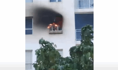 Fogo atinge apartamento em condomínio no Cohafuma