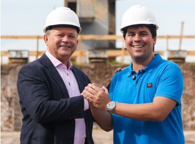 Fufuca e Brandão firmam parceria para reconstrução e ampliação do Complexo Aquático