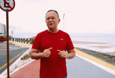 Avenida Litorânea será liberada para atividades físicas nas manhãs de segunda, quarta e sexta