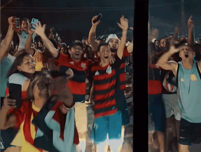 Torcida do Flamengo para São Luís com recepção histórica à chegada do time