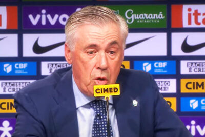 Ancelotti é apresentado pela CBF e convoca a Seleção Brasileira