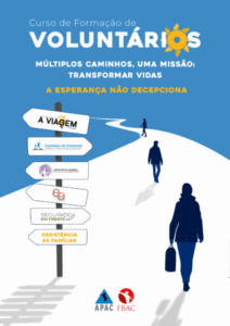 Programa de voluntariado nas APACs está com inscrições abertas em todo o Brasi
