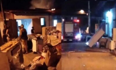 Criminosos invadem casa, trancam família no banheiro e incendeiam residência no MA