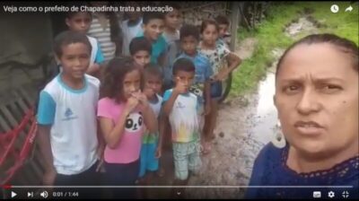 Atenção CGU: em Chapadinha, prefeito recebeu R$ 20 Milhões do FUNDEB e crianças assistem aula em casebre