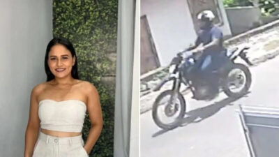 Polícia divulga imagens de terceiro suspeito na morte da influenciadora Adriana Oliveira