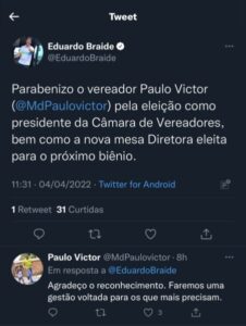Imagem do dia: Vereador Paulo Victor em outro patamar