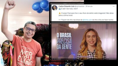 Viraliza vídeo com Carlos Lula e Bota Pó de incentivo a tirar o Título de Eleitor