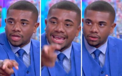 No Domingão, Davi fala em estado de choque e ganha abraço de Dona Déa