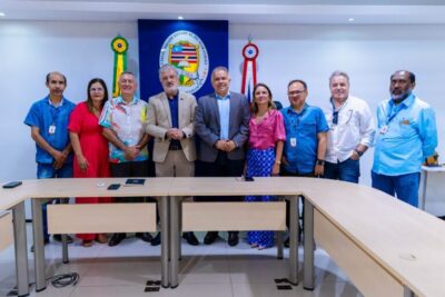 Em reunião com reitor, Carrinho e Júlio Mendonça discutem criação do campus da UEMA em Viana