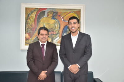 PGJ recebe prefeito eleito de Rosário para discutir transição no município