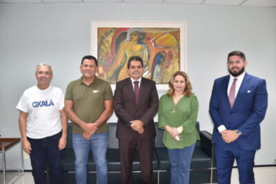 PGJ recebe visita institucional de gestores eleitos de São João Batista