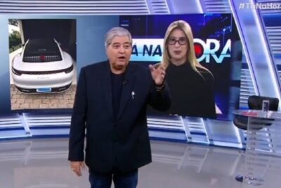 Datena comete gafe, dá bronca em repórter e gera desconforto ao vivo no SBT