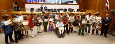 Cantadores de bumba meu boi com mais de 80 anos são homenageados em sessão solene na Assembleia