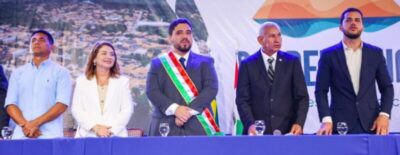 Iracema Vale conclama junção de esforços pelo desenvolvimento de Barreirinhas, Belágua e Urbano Santos durante posse dos prefeitos