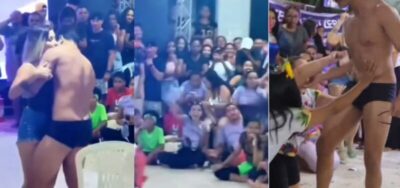 Polícia investiga apresentação de homens seminus em gincana para mulheres, em Coelho Neto