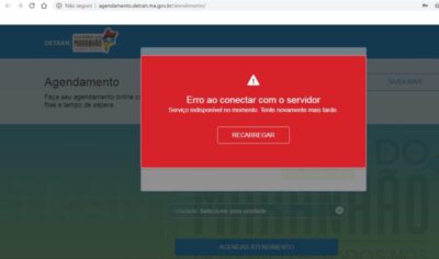Detran prejudica milhares de usuários