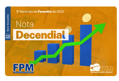 Primeiro repasse de fevereiro do FPM é creditado nesta segunda, 10
