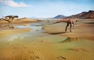Descobertas em Fortaleza dos Nogueiras pegadas de dinossauros do período Jurássico no Maranhão