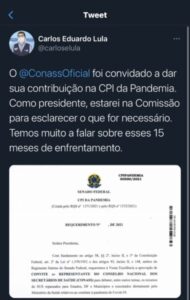 Carlos Lula confirma participação na CPI da COVID-19:“Estarei na Comissão para esclarecer o que for necessário”