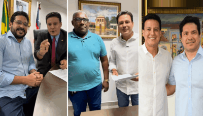 Felipe Camarão discute ações e precatórios para professores com prefeitos e lideranças de Pinheiro, Cajapió e Olinda Nova do MA