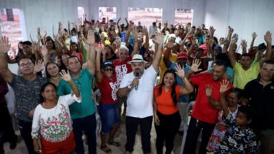Elizeu Tantan é recebido com festa no Residencial Bom Viver e mostra toda sua força política