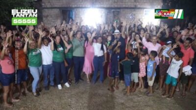 Comunidade Pracinha recebe Elizeu Tantan com festa e abraça reeleição do vereador