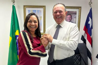 Eliziane e Brandão conversam sobre a sucessão no Maranhão