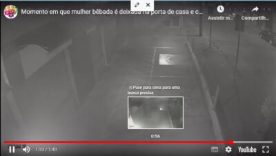 VÍDEO: jovem embriagada é estuprada após ser deixada por motorista de App
