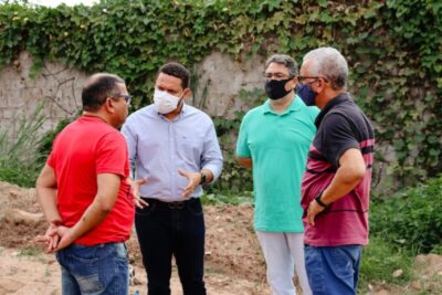 Octavio Soeiro vistoria as ruas do São Cristóvão e Jardim São Cristóvão
