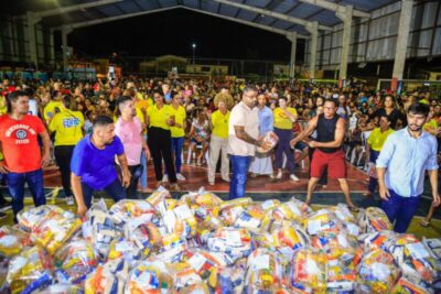 *Projeto “Cesta do Povo”, do vereador Paulo Victor, chega ao Bairro Aurora*