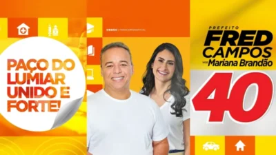 Fred Campos mantém favoritismo em Paço do Lumiar com 61% das intenções de voto