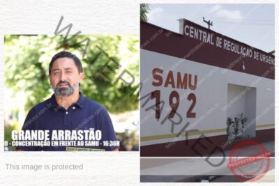 Evento político de Antônio Luz marcado para acontecer em frente ao SAMU pode prejudicar Central de Regulação de Urgências