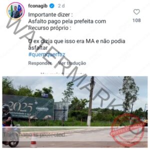 Deputado Nagib diz que asfalto de operação tapa-buraco é pago pela prefeita com recursos próprios