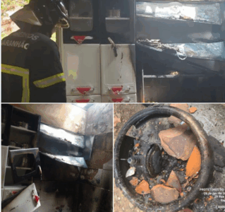 Itapecuru-Mirim/MA: Bombeiros atendem a chamado de vazamento de gás de cozinha em residência próxima ao Cemitério do Cigano.