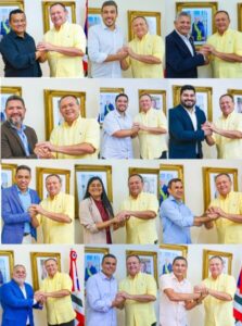No mesmo dia, Brandão atende mais 12 prefeitos no Palácio dos Leões