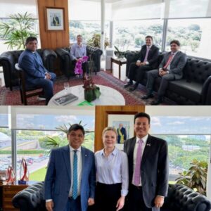 Camarão tem encontro com Gleisi Hoffmann e fortalece candidatura ao governo