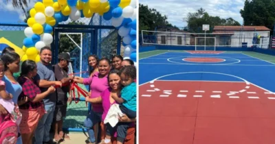 Prefeitura de Presidente Vargas inaugura quadra poliesportiva no povoado Morada Nova