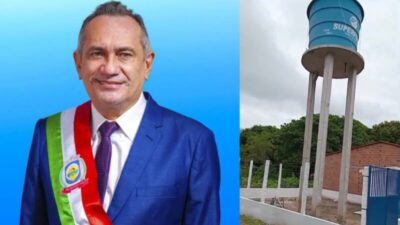 Sem água nas torneiras, moradores do bairro São Manoel denunciam que Sistema de Abastecimento de Água está pronto, porém prefeito Dino Penha não inaugura obra