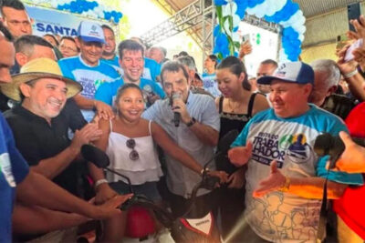 Dr. Hilton Gonçalo na Festa do Trabalhador em Bacabeira e Santa Rita