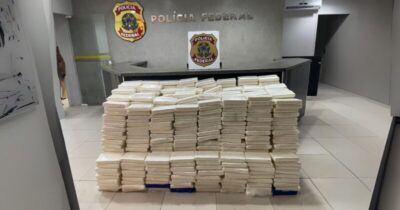 PF apreende uma tonelada de cocaína e prende 4 em Ribamar