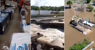 Maior enchente em 10 anos causa estragos em Afonso Cunha