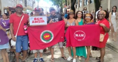 Protesto contra anistia tem baixa participação em São Luís