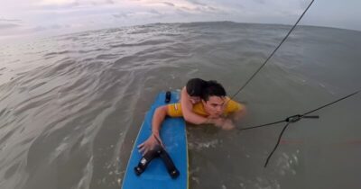 Atleta olímpico resgata jovem de afogamento em praia do MA