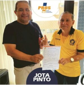 JOTA PINTO SE FILIA AO PROS, OFICIALIZANDO SUA PRÉ-CANDIDATURA
