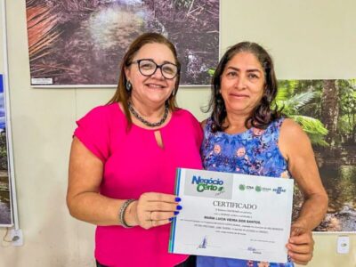 São Benedito do Rio Preto: Turma de Jovens inscritos em cursos profissionalizantes oferecidos pela prefeitura são ertificados.
